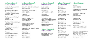 week monday lunch friday pm am restaurant